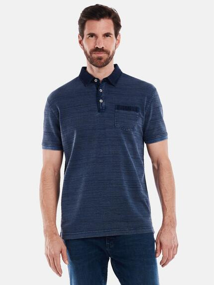 engbers Polo-Shirt regular Marineblau