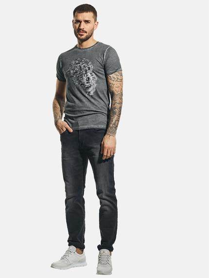 emilio adani Herren Rundhals T-Shirt Grau 31130 emilio adani Herren Rundhals T-Shirt Grau 31130
