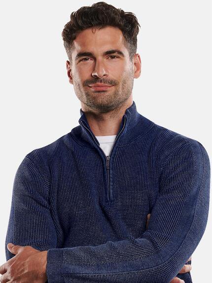 engbers Herren Pullover Stehbund Indigoblau 32444 engbers Herren Pullover Stehbund Indigoblau 32444