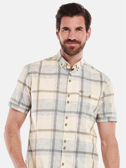 engbers Herren Kurzarm-Hemd kariert Braunbeige 35137 engbers Herren Kurzarm-Hemd kariert Braunbeige 35137