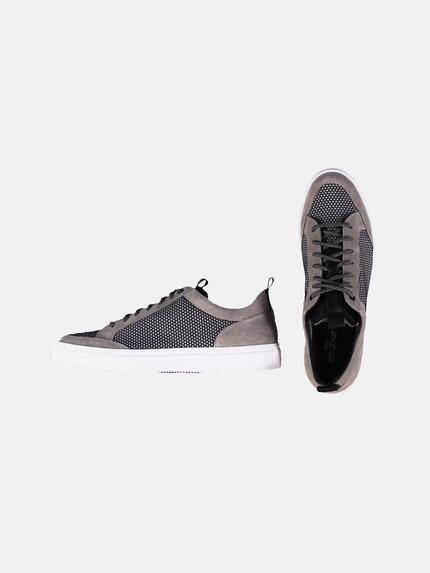 engbers Herren Sneaker mit Mesh-Materialmix Grau 30177 engbers Herren Sneaker mit Mesh-Materialmix Grau 30177
