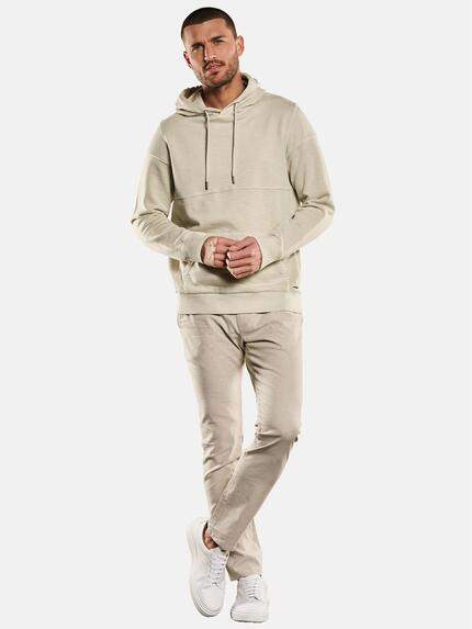emilio adani Herren Sweatshirt mit Kapuze Beige 33015 emilio adani Herren Sweatshirt mit Kapuze Beige 33015