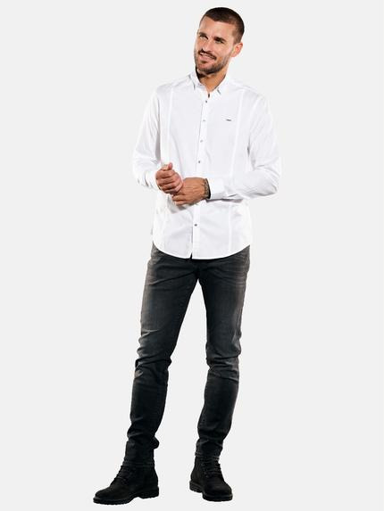 emilio adani Herren Langarm-Hemd regular Weiß 35310 emilio adani Herren Langarm-Hemd regular Weiß 35310