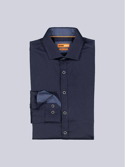 emilio adani Herren Langarm-Hemd "My Favorite" Saphirblau 35154 emilio adani Herren Langarm-Hemd "My Favorite" Saphirblau 35154