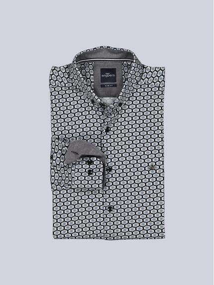 engbers Herren Hemd langarm Grau 39598 engbers Herren Hemd langarm Grau 39598