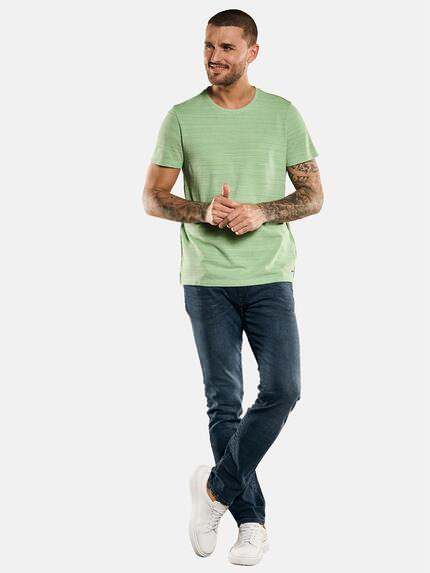 emilio adani Herren Rundhals T-Shirt Grün 31734 emilio adani Herren Rundhals T-Shirt Grün 31734