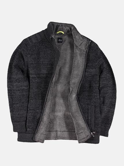 engbers Herren Strickjacke mit Fleecefütterung Saphirblau 30478 engbers Herren Strickjacke mit Fleecefütterung Saphirblau 30478