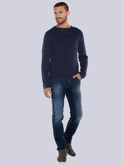 emilio adani Herren Pullover strukturiert Blau 36069 emilio adani Herren Pullover strukturiert Blau 36069