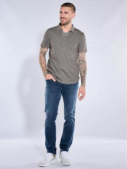 emilio adani Herren Poloshirt Dunkelbraun 40791