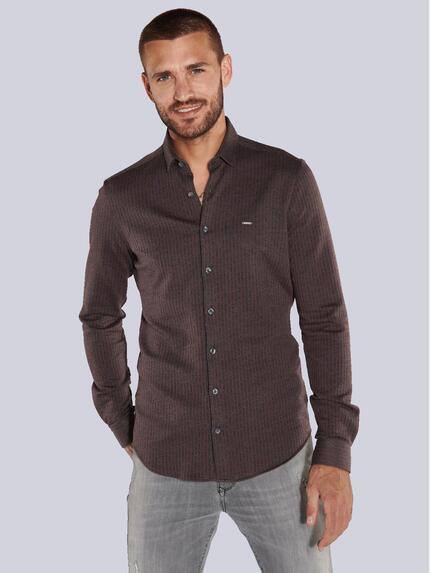 emilio adani Langarm-Hemd regular Bordeaux