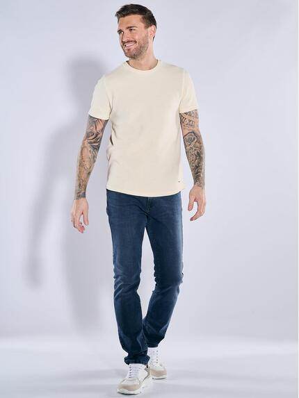 emilio adani Herren T-Shirt uni Beige 38929 emilio adani Herren T-Shirt uni Beige 38929