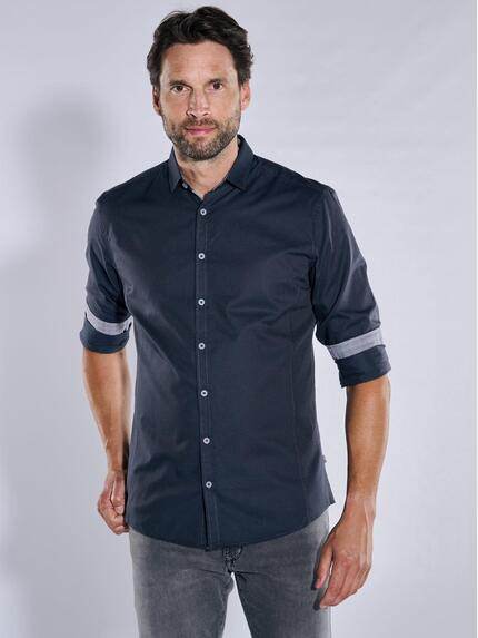 engbers Langarm-Hemd "My Favorite" Marineblau
