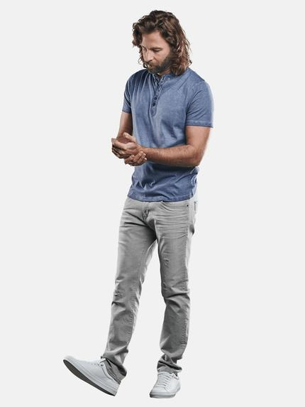 emilio adani Herren Henley T-Shirt Blau 29254 emilio adani Herren Henley T-Shirt Blau 29254
