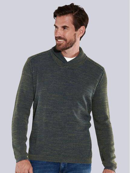engbers Herren Pullover uni Grün 35853 engbers Herren Pullover uni Grün 35853