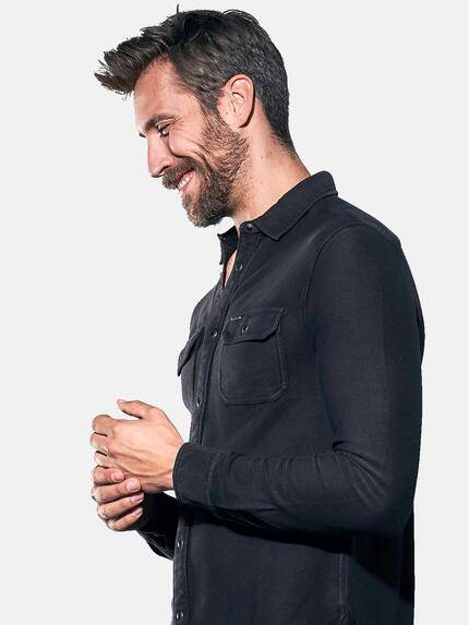 emilio adani Herren Innovatives Langarmhemd Schwarz 30889 emilio adani Herren Innovatives Langarmhemd Schwarz 30889