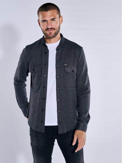 emilio adani Overshirt slim fit Anthrazit