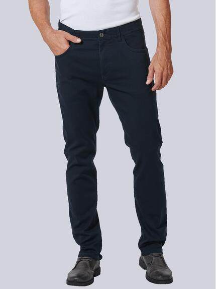 engbers 5-Pocket-Hose slim fit Saphirblau