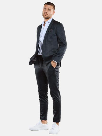 emilio adani Herren Sakko dezent kariert Blau 33684 emilio adani Herren Sakko dezent kariert Blau 33684