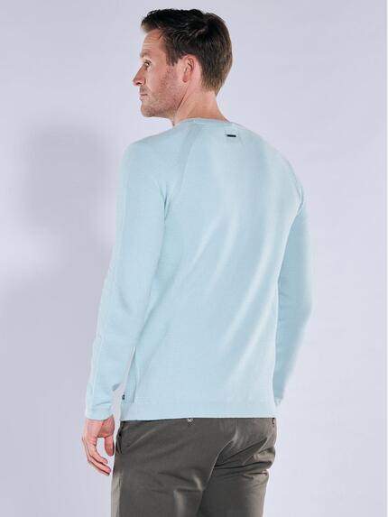 engbers Herren Pullover Rundhals Hellblau 40153