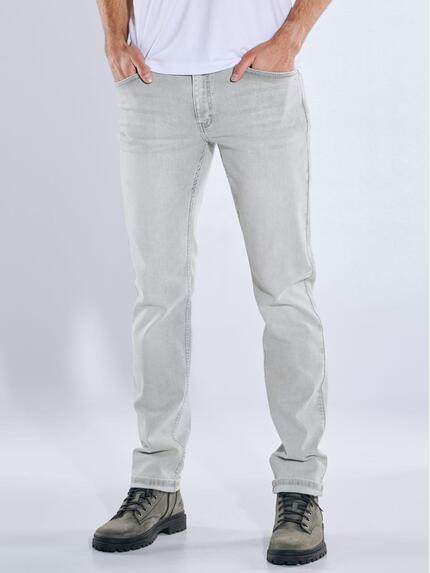 emilio adani Herren Super-Stretch-Jeans slim fit Hellgrau 39454