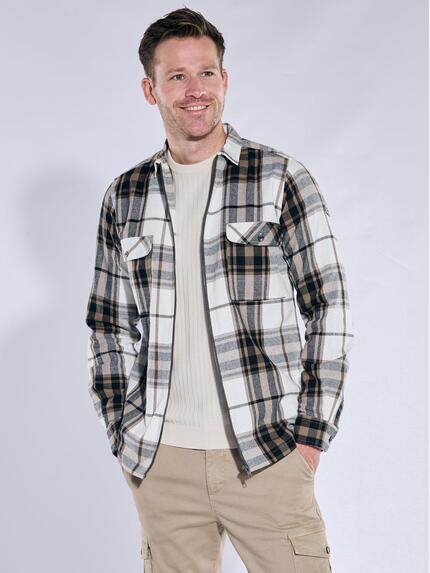 engbers Herren Overshirt kariert Braunbeige 38178 engbers Herren Overshirt kariert Braunbeige 38178