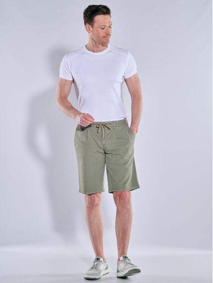 engbers Herren Chino-Bermuda mit Tunnelzug Khaki 39020 engbers Herren Chino-Bermuda mit Tunnelzug Khaki 39020