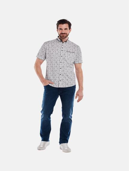 engbers Herren Kurzarm-Hemd gemustert Schwarz 34942 engbers Herren Kurzarm-Hemd gemustert Schwarz 34942