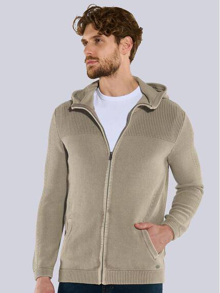 engbers Herren Strickjacke strukturiert Beige 36317 engbers Herren Strickjacke strukturiert Beige 36317