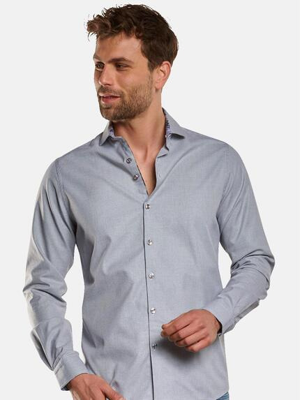ENGBERS GERMANY Herren Dezent gemustertes Hemd Grau 30939 ENGBERS GERMANY Herren Dezent gemustertes Hemd Grau 30939