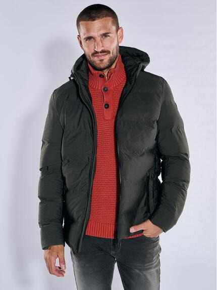 emilio adani Steppjacke slim fit Oliv