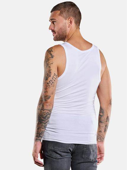 emilio adani Herren Tank Top Reinweiss 32803