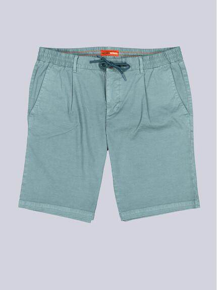 emilio adani Herren Bermuda Chino mit Tunnelzug Petrolblau 40739 emilio adani Herren Bermuda Chino mit Tunnelzug Petrolblau 40739