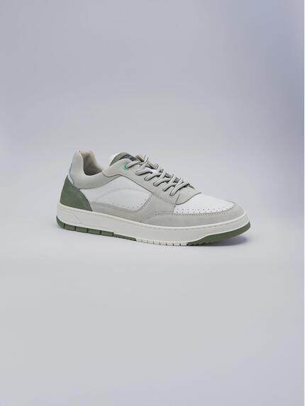 engbers Herren Sneaker aus Leder Weiß 38536