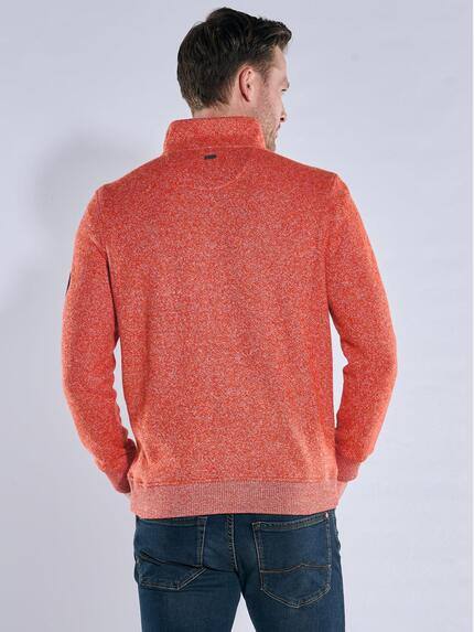 engbers Herren Sweatshirt mit Stehkragen Orange 39529