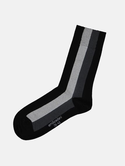 emilio adani Socken gemustert Anthrazit