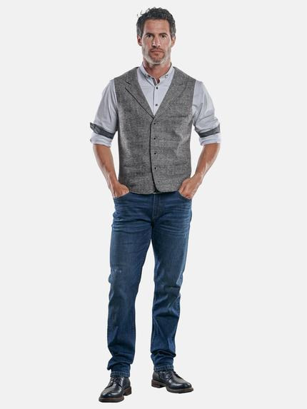 engbers Herren Sakkoweste in hochelatischer Warenqualität Anthrazit 30243 engbers Herren Sakkoweste in hochelatischer Warenqualität Anthrazit 30243