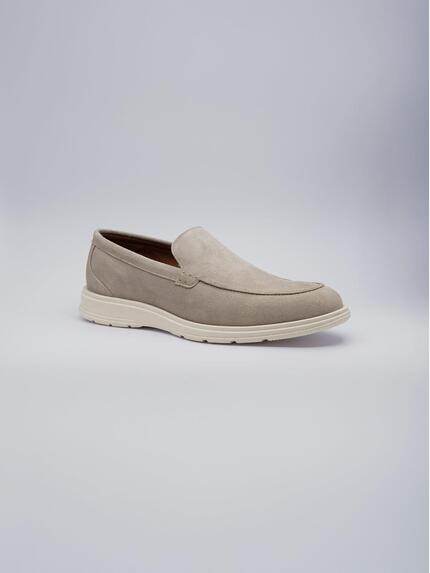 ENGBERS GERMANY Herren Loafer aus Veloursleder Creme 38543 ENGBERS GERMANY Herren Loafer aus Veloursleder Creme 38543