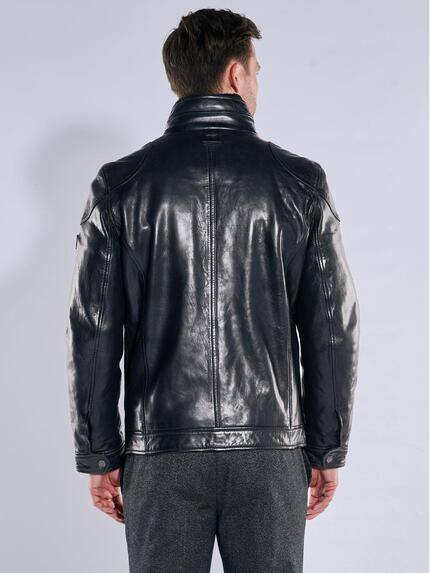 engbers Herren Lederjacke mit heraustrennbarem Inlet Schwarz 39275 engbers Herren Lederjacke mit heraustrennbarem Inlet Schwarz 39275