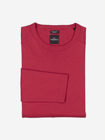 engbers Herren Langarm-Shirt "My Favorite" organic Rot 37763 engbers Herren Langarm-Shirt "My Favorite" organic Rot 37763