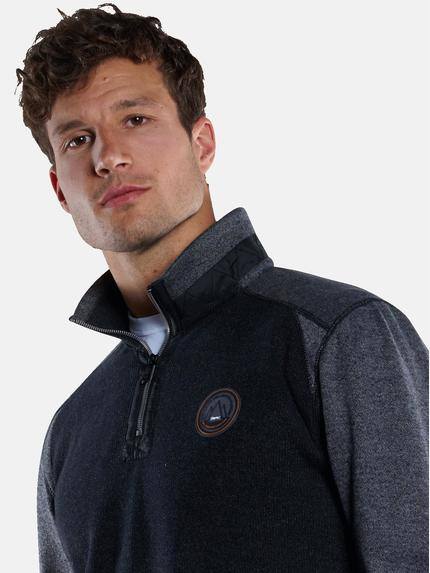 engbers Herren Sweatshirt mit Stehkragen Anthrazit 33829 engbers Herren Sweatshirt mit Stehkragen Anthrazit 33829