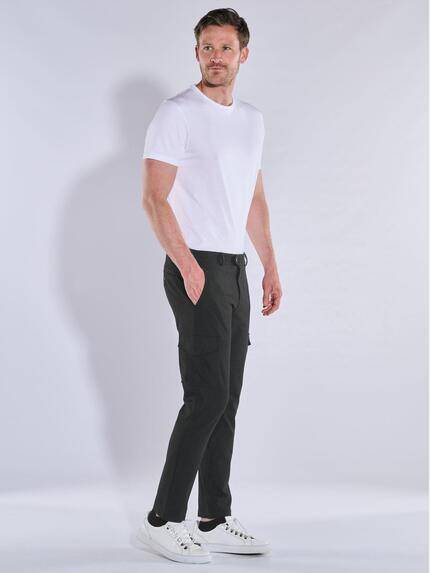 ENGBERS GERMANY Herren Cargo-Hose regular Grau 37667 ENGBERS GERMANY Herren Cargo-Hose regular Grau 37667