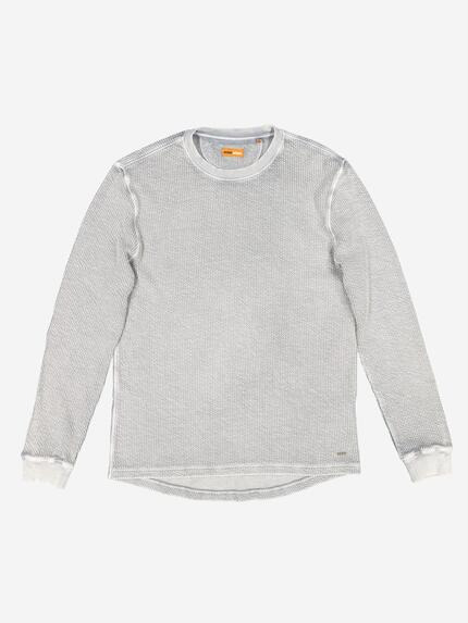 emilio adani Sweatshirt strukturiert Silbergrau