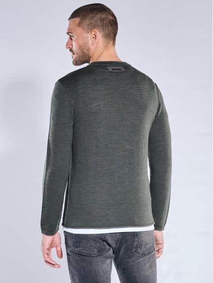 emilio adani Herren Rundhals Pullover Gruen 39952 emilio adani Herren Rundhals Pullover Gruen 39952