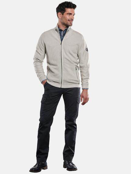 engbers Herren Cardigan in Ottomanstruktur Silbergrau 31963 engbers Herren Cardigan in Ottomanstruktur Silbergrau 31963