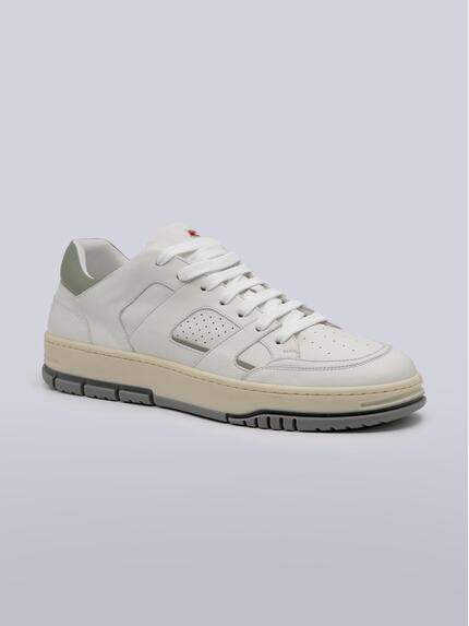 emilio adani Herren Sneaker aus Leder Weiß 38477