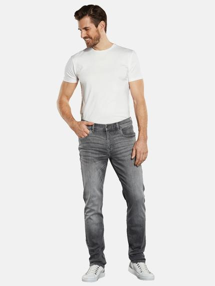 ENGBERS GERMANY Herren Super-Stretch-Jeans regular Silbergrau 34631 ENGBERS GERMANY Herren Super-Stretch-Jeans regular Silbergrau 34631