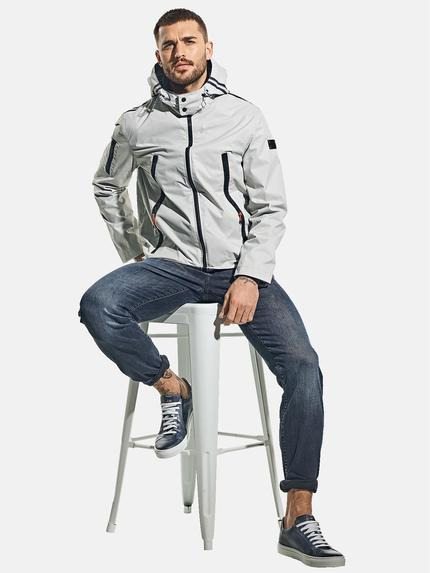 emilio adani Herren Kurze Funktionsjacke Weiß 31046 emilio adani Herren Kurze Funktionsjacke Weiß 31046