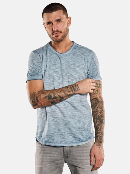 emilio adani T-Shirt gestreift Petrolblau