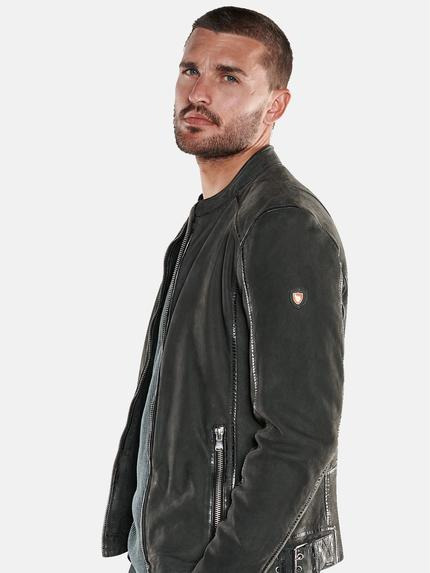 emilio adani Herren Lederjacke Grau 33305 emilio adani Herren Lederjacke Grau 33305