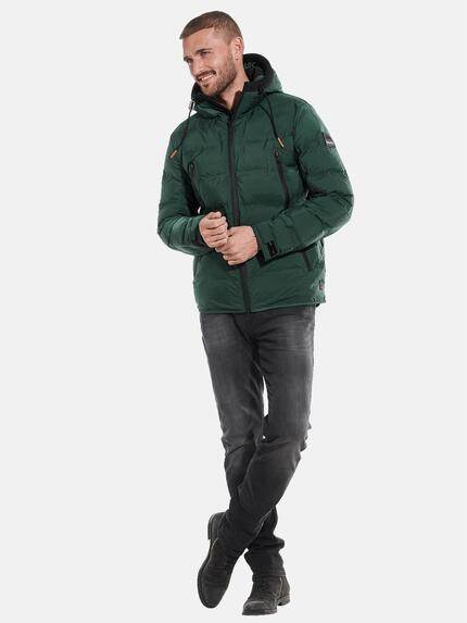 emilio adani Herren Jacke mit wasserdichten Zippern Grün 32251 emilio adani Herren Jacke mit wasserdichten Zippern Grün 32251